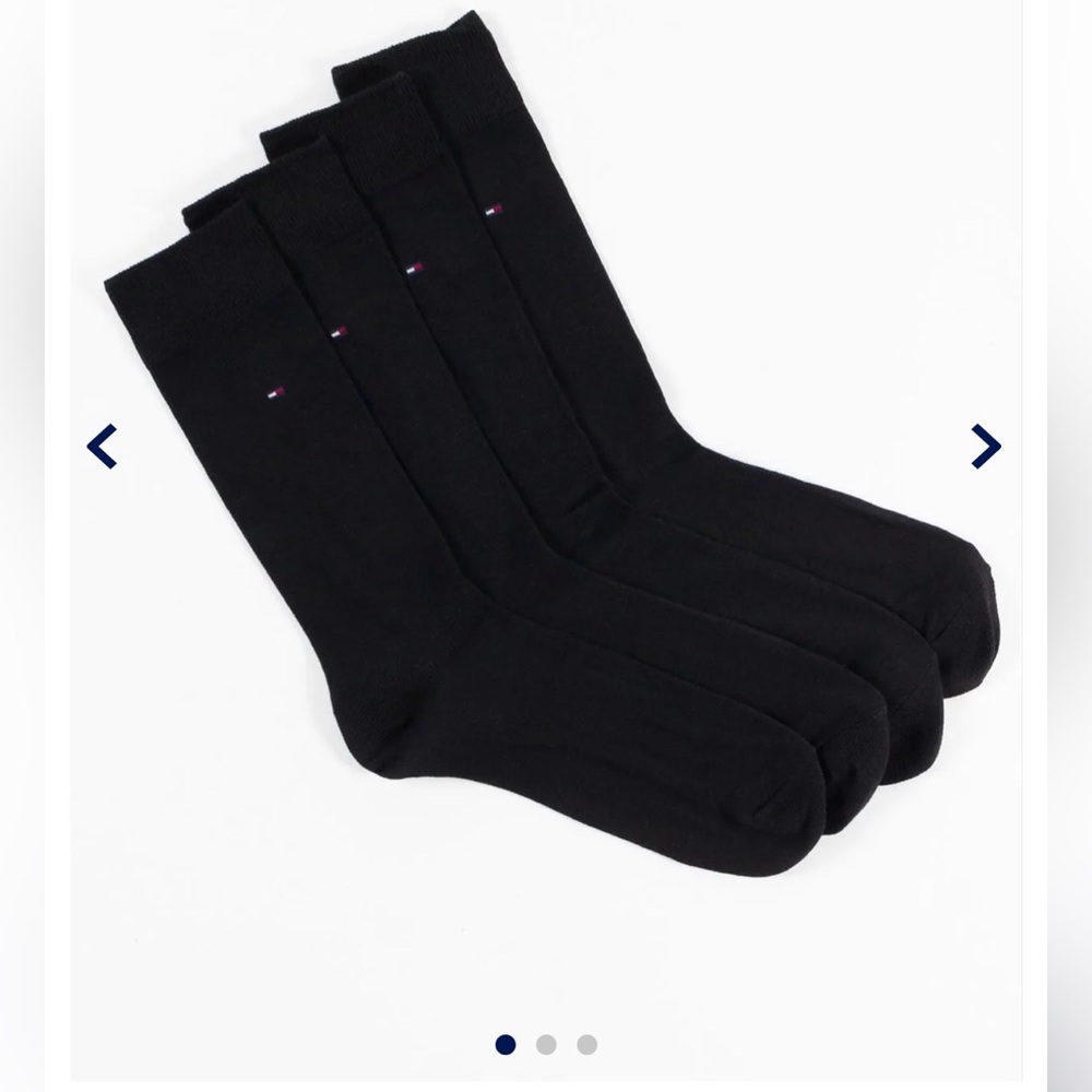 NEW Tommy Hilfiger Men's Dress Socks, Pack of 4 Socks, Size 7-12